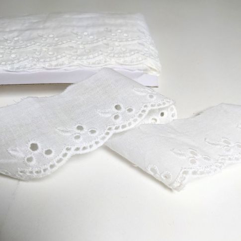 10mm Pointed Edge Cotton Lace NEW!