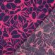 "Magnolia" Pink flowers on Purple by Nerida Hansen - Cotton Satin