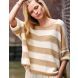 Striped Pullover ECOPUNO 40-46 - Pattern + Yarn Bundle - Journal 61 Design 2 LANA GROSSA