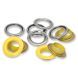 Prym - Yellow / Silver Eyelet with Washer - 14mm