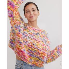 Chunky Sweater Yarn Bundle - Knitting Pattern and Yarns - Lana Grossa