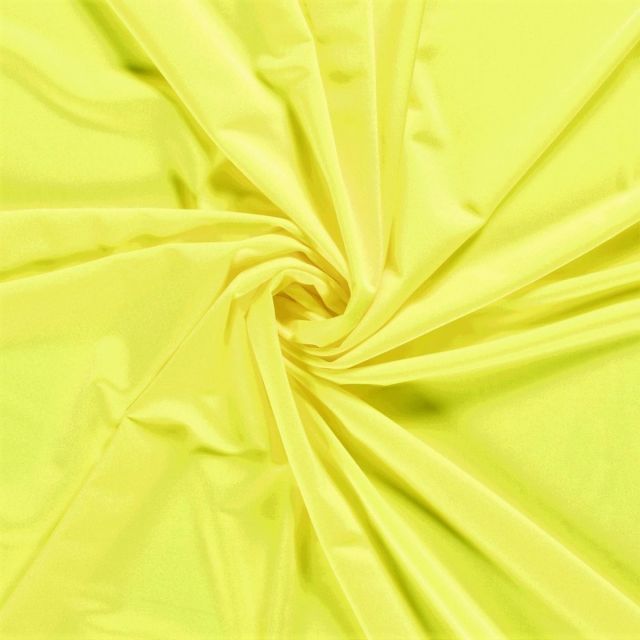 Athletic/Swim Knit - Solid Neon Yellow with Shiny Finish