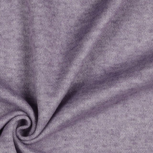 Extra Cozy Viscose Sweater Knit "Kim" - Lilac | 300gsm