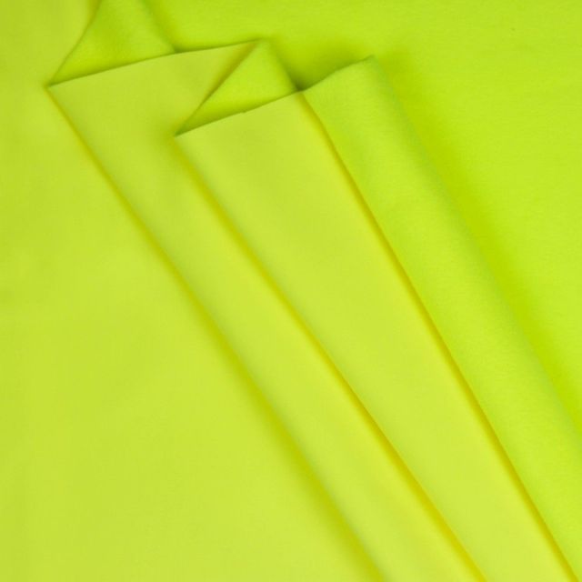 Soft Shell - Neon Yellow with Neon Yellow Fleece Back