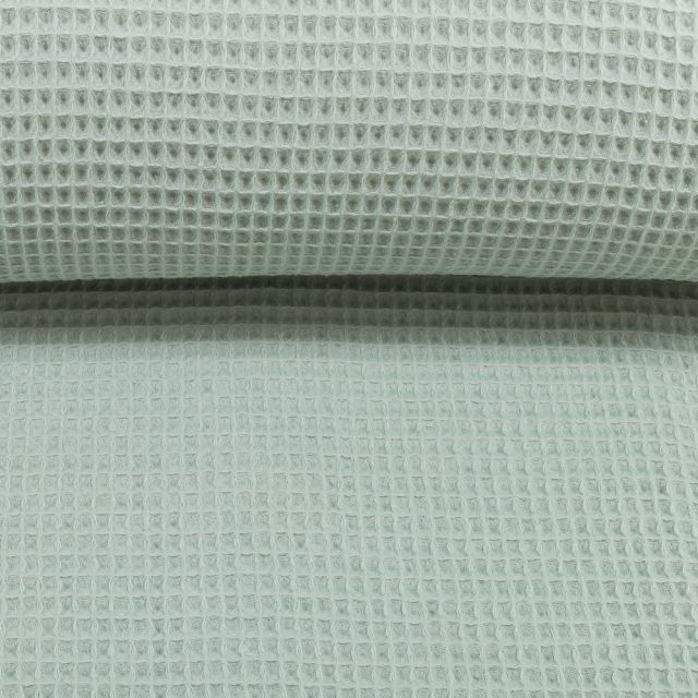 Waffle Cotton - Sage Green Col.266 (100% Cotton / Woven)