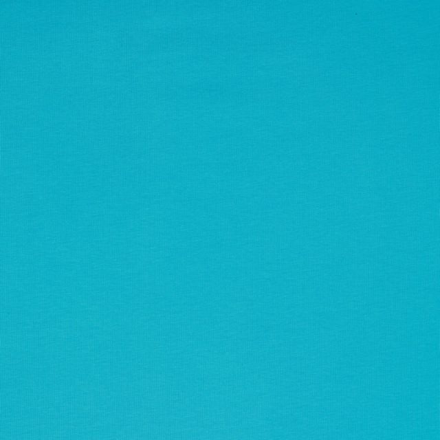 Organic Poppy Jersey - Solid - Aqua Blue (col. J38)