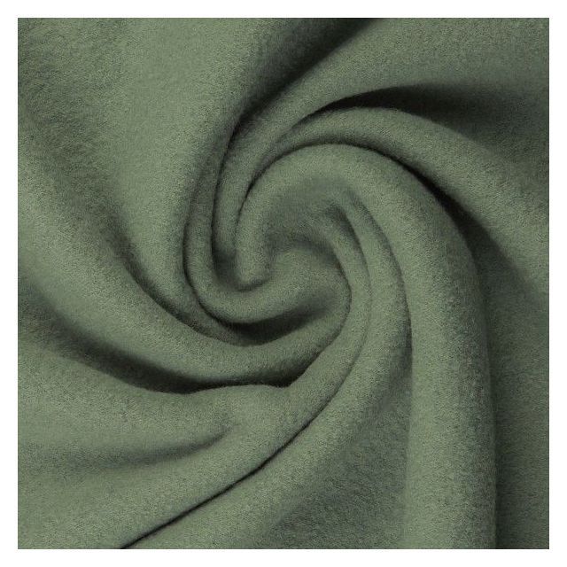 Merino Boiled Wool - 100% Wool - Lichen Green
