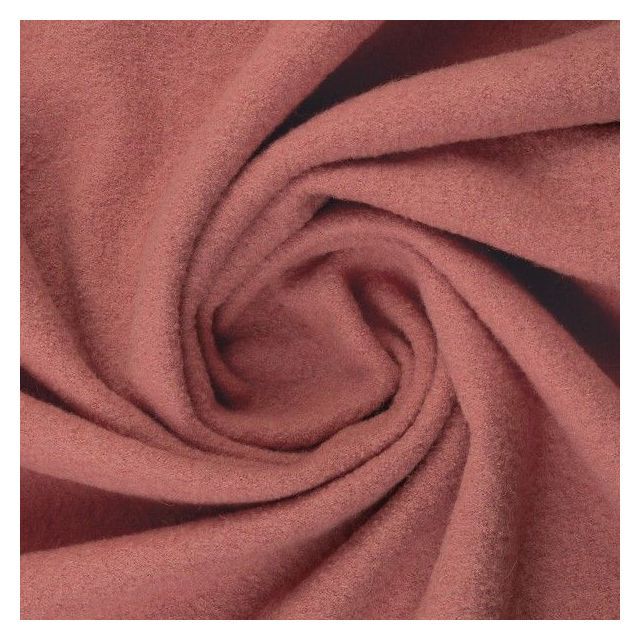 Merino Boiled Wool - 100% Wool - Rose