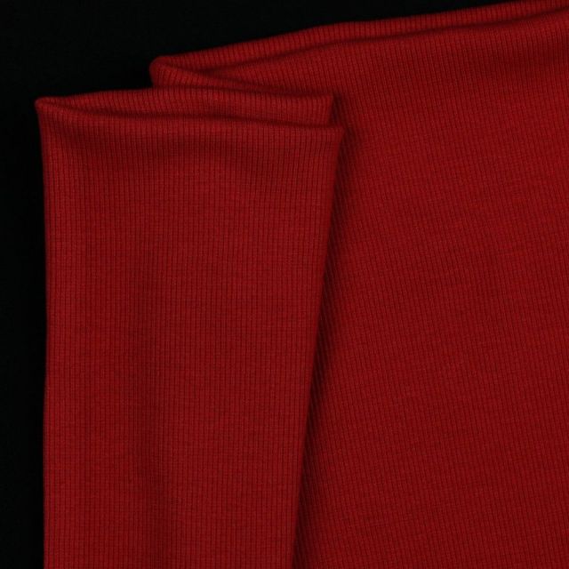 2x2 Ribbing - Solid - Dark Red(col.09) 