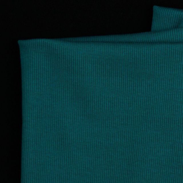 2x2 Ribbing - Solid - Petrol(col.12) 