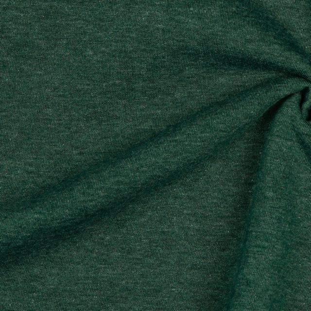 Heavy Sweat Brushed "Jax" - Dark Green Melange Col. 110