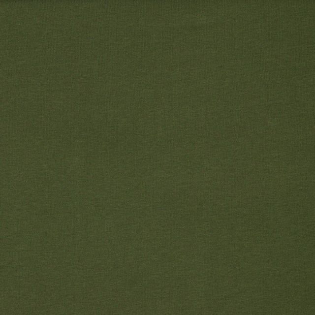 Organic Poppy Soft Sweat - Solid - Army Green(col. S55)