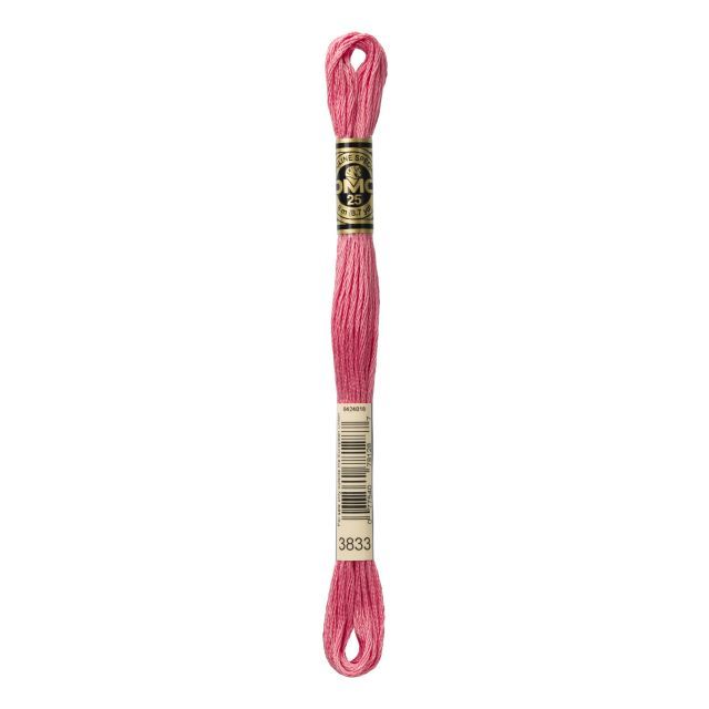 Col. 3833  DMC - SIX-STRAND EMBROIDERY FLOSS