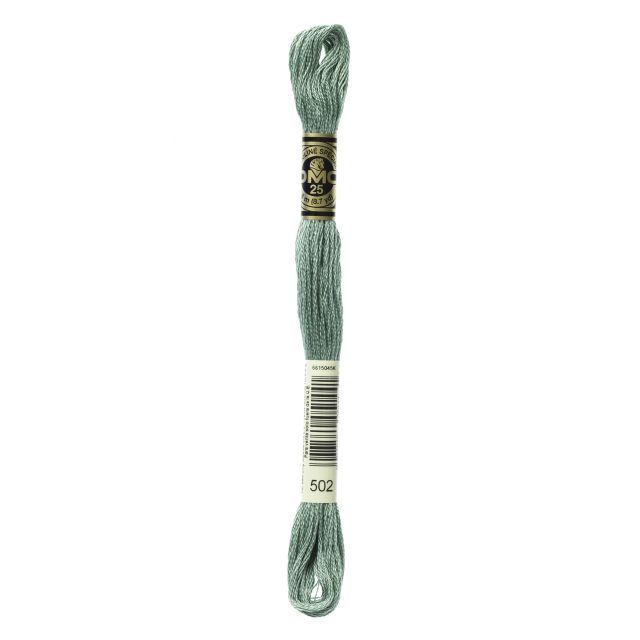 Col. 502  DMC - SIX-STRAND EMBROIDERY FLOSS