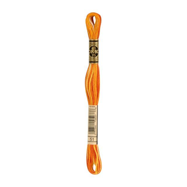 Col. 51  DMC - SIX-STRAND EMBROIDERY FLOSS