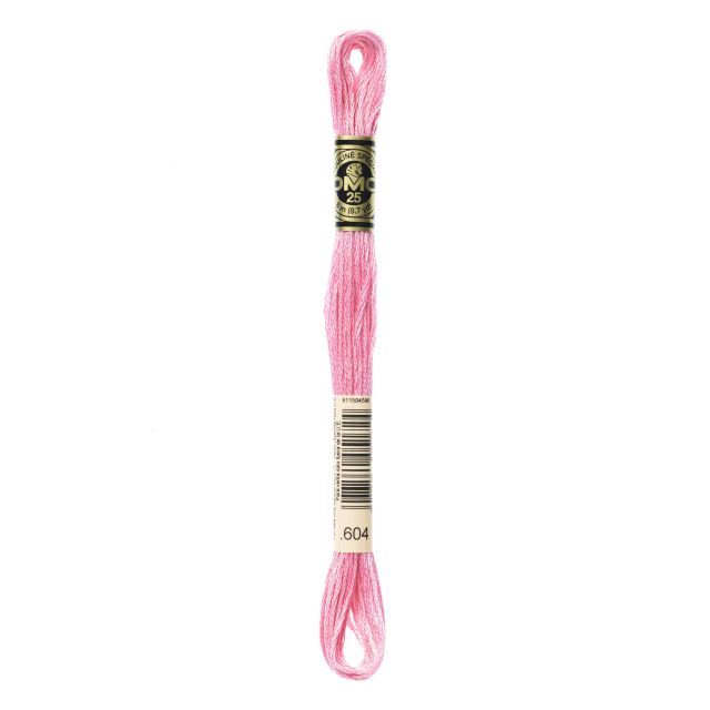 Col. 604  DMC - SIX-STRAND EMBROIDERY FLOSS