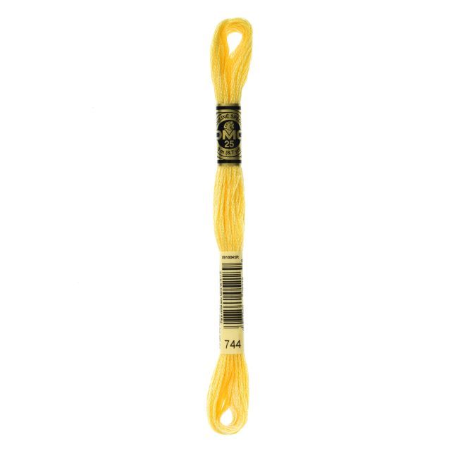 Col. 744  DMC - SIX-STRAND EMBROIDERY FLOSS