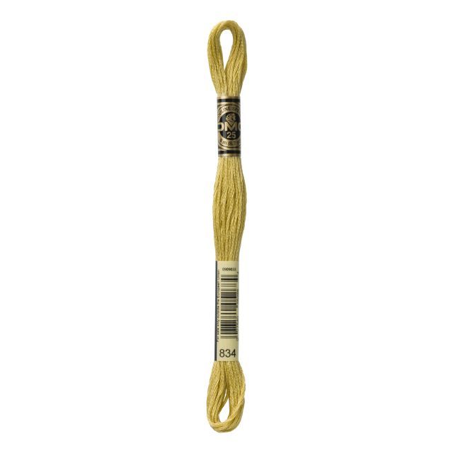 Col. 834  DMC - SIX-STRAND EMBROIDERY FLOSS