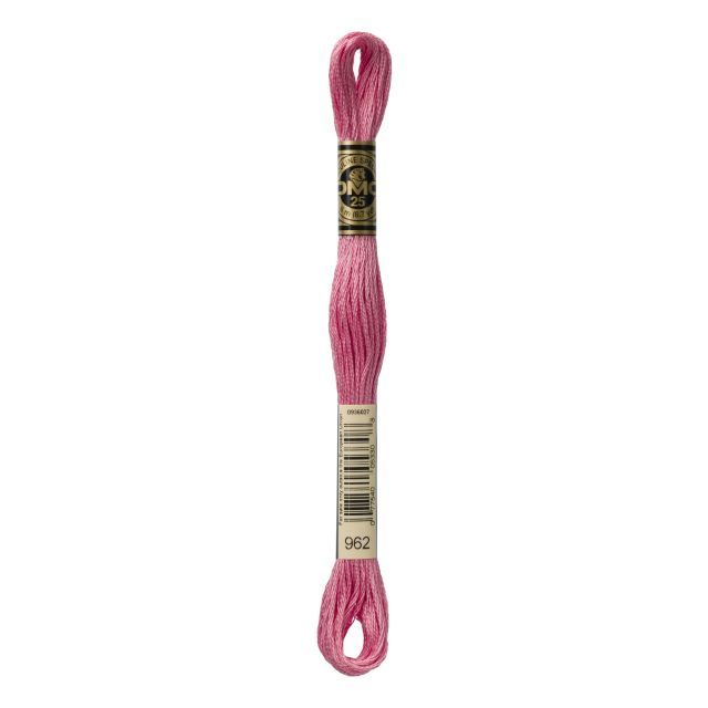 Col. 962  DMC - SIX-STRAND EMBROIDERY FLOSS