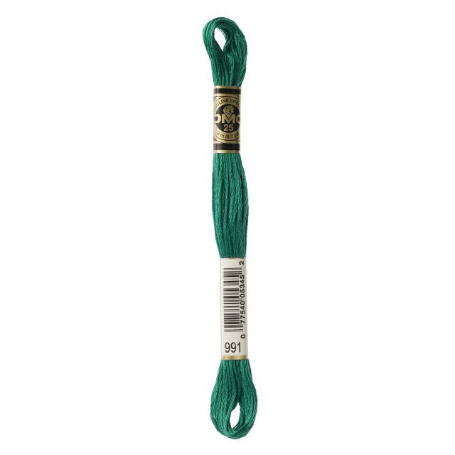 Col. 991  DMC - SIX-STRAND EMBROIDERY FLOSS