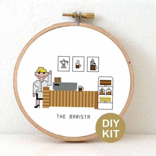 Cross Stitch Kit - Barista - f