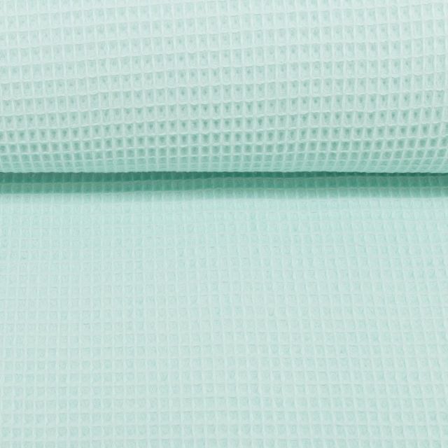 Waffle Cotton - Pastel Mint