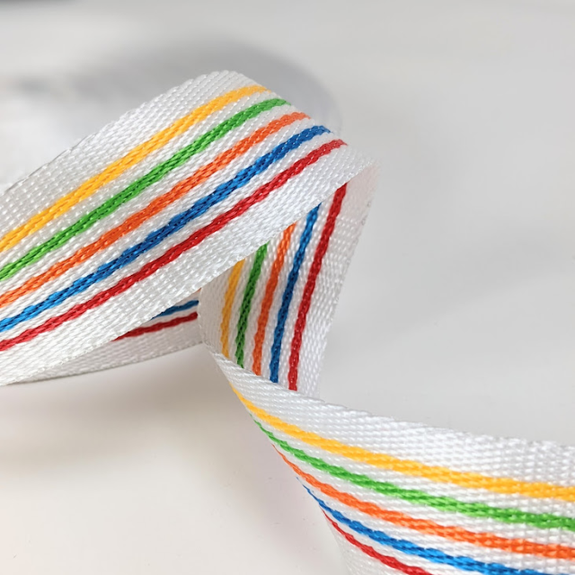 40 mm webbing - Rainbow