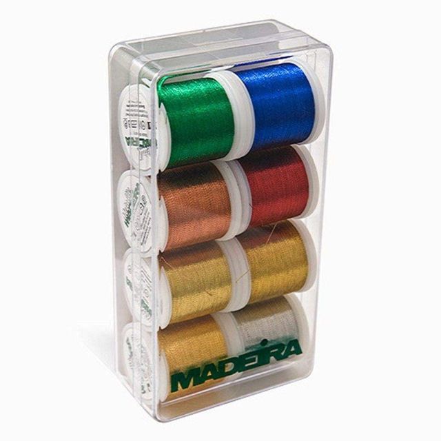 Madeira - Embroidery Thread Set - Metallic 200M/220M - 8 spools