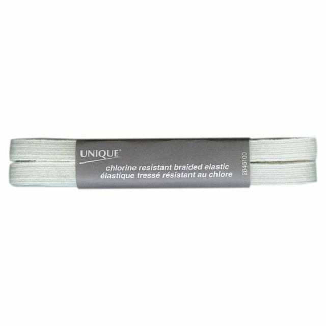 UNIQUE Chlorine Resistant Elastic 10mm x 2m - Natural