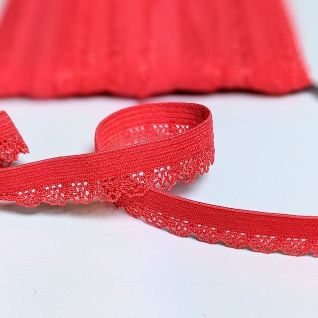 Picot Lace Trim 12mm - Watermelon Col. 920