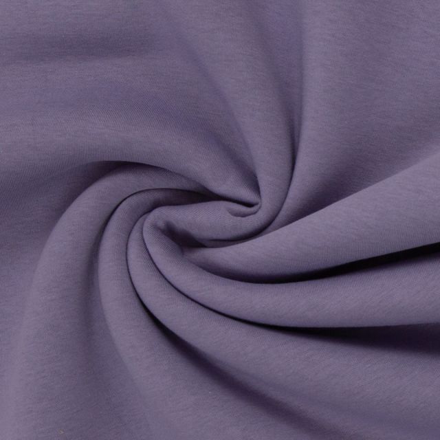 Heavy Brushed Sweat  "Hanni" Solid - Lilac (Col. 645)