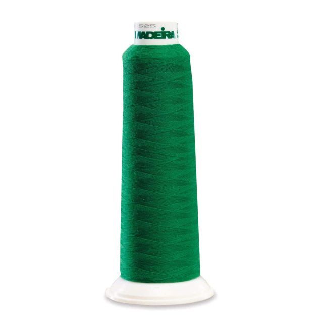 Madeira 8500 Polyester Serger Thread, Grass Green 2000 Yd Cone