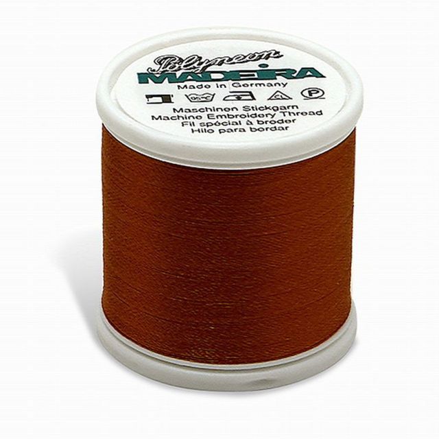 Madeira - 98451856 - Embroidery Thread - POLYNEON 40 DARK MAPLE 440YD/400M  - Mimifabrics Canada