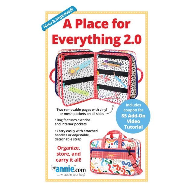 A Place for Everything 2.0 - Bag Paper Pattern - ByAnnie