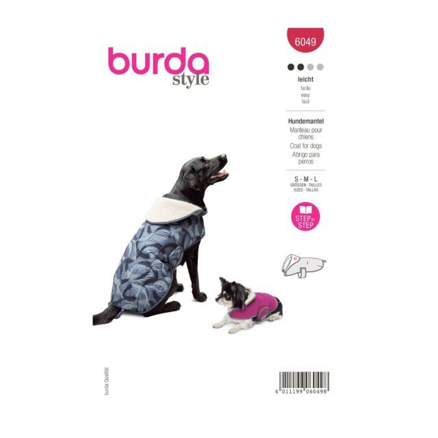 BURDA - 6049 -  Dog Coat