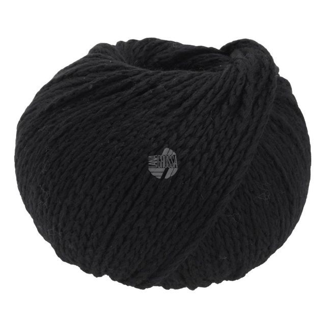 Cool Merino Big - Black Col. 220 - 50g Skein by Lana Grossa