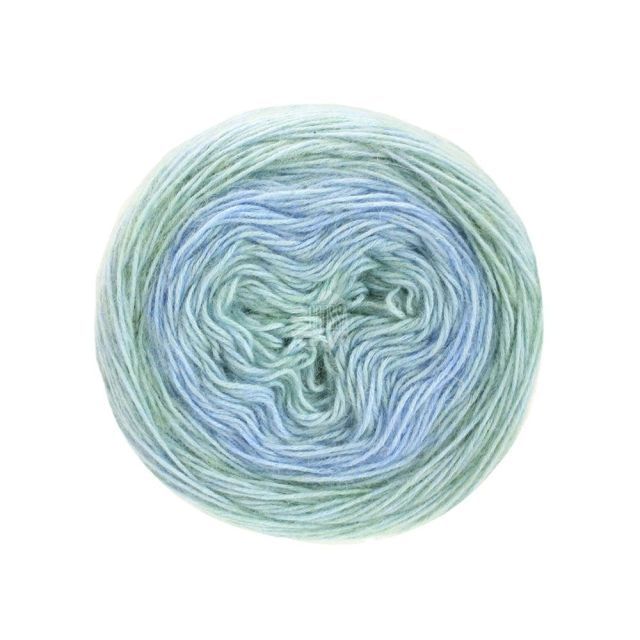 Ecopuno  - Degrade -  Light Blue/Periwinkle Col.410 - 100g Skein by Lana Grossa