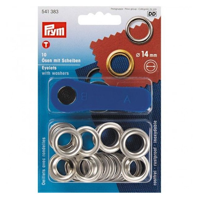 Prym Eyelets 14mm with tool