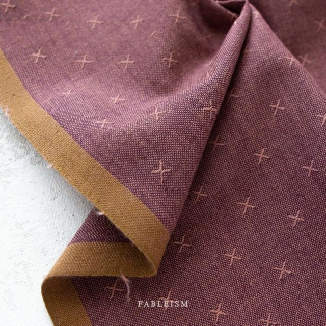 Fableism Sprout Woven 100% Cotton - Mulberry Col.115 1/2m