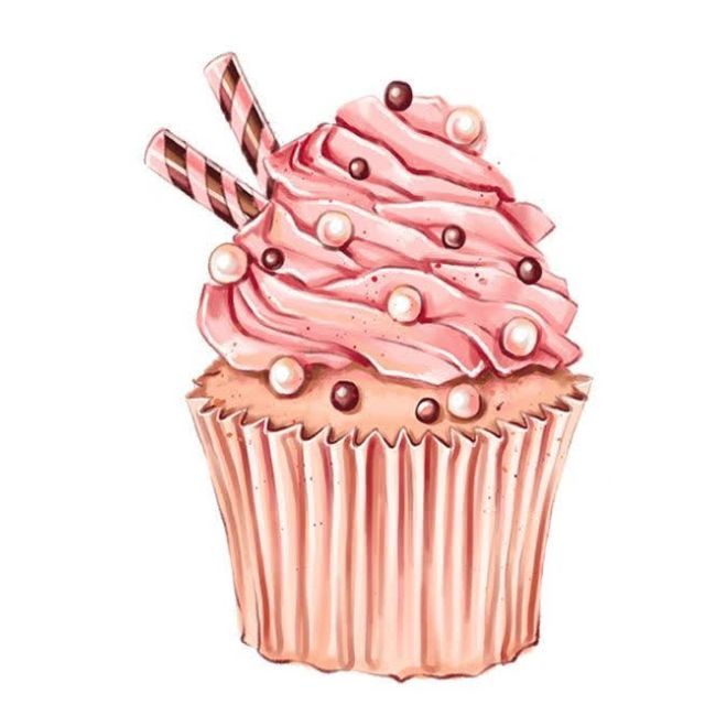 Iron on Vinyl Sheet - Cupcake