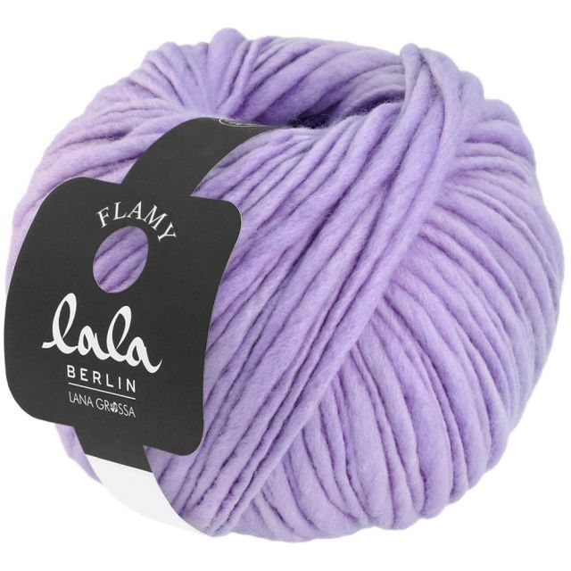 Lala Berlin Flamy - Merino Wool Lilac Col. 011 - 100g Skein by Lana Grossa