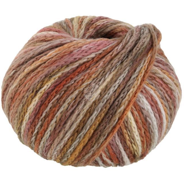 Cool Merino Big Color - Nougat/Taupe/Beige/Rose Col. 406 - 50g Skein by Lana Grossa