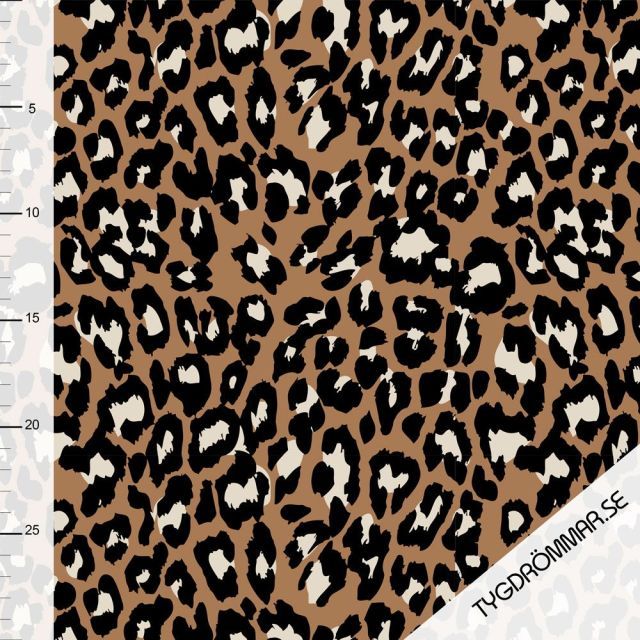 BOLT END - 220 CM - Premium Athletic/Swim Knit  "LEOPARD" by Tygdrommar