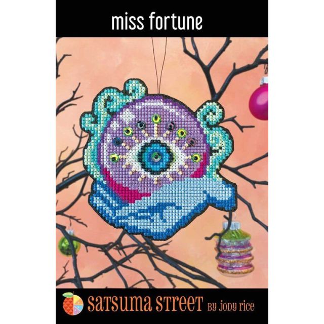 Cross Stitch Kit Halloween Collection - Miss Fortune - by Satsuma Street
