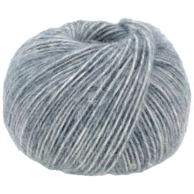 Natural Alpaca Pelo - Mottled Grey Blue Col. 017 - 50g Skein by Lana Grossa