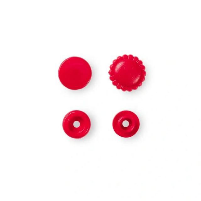 Prym Color Snap 12.4mm - Flower - Red