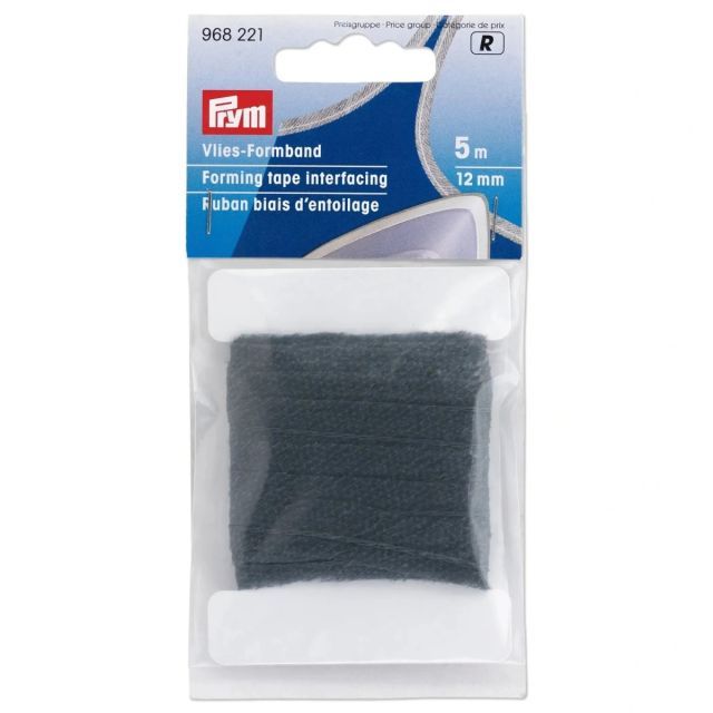 Prym - Iron On Forming Tape Interfacing in Black - 12mm x 5m