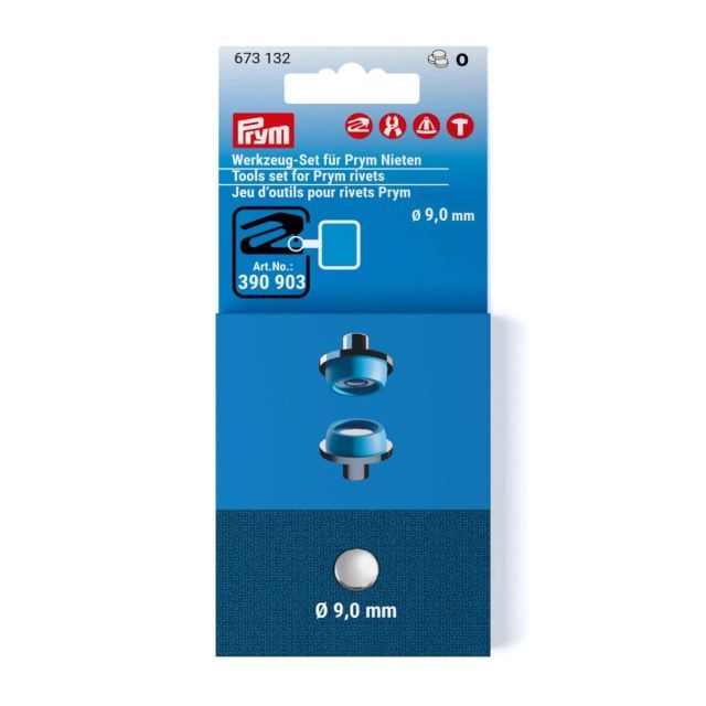 Prym - Rivet Die For Vario Creative Tools - 9mm