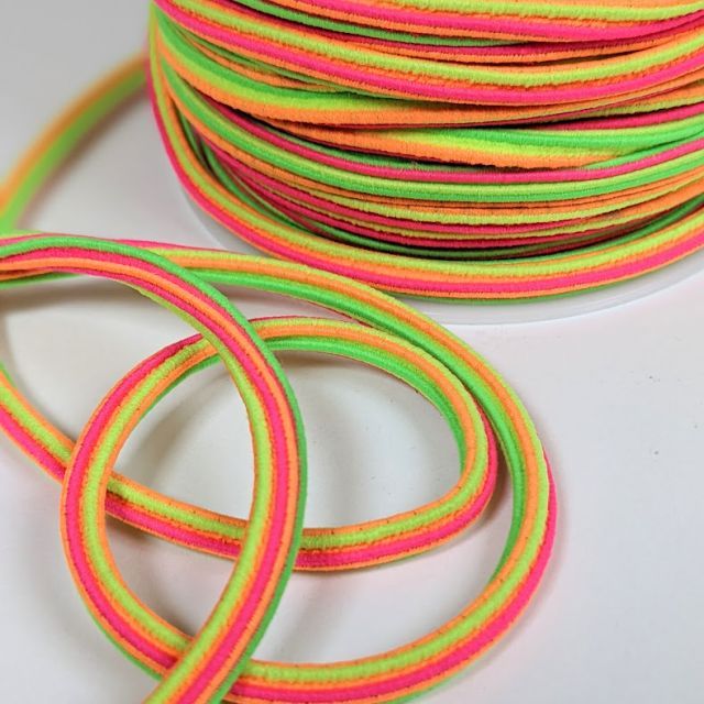 Jet Stream Elastic "Soft Touch"-Neon Sunshine  - 5mm