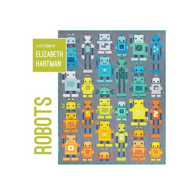 Robots Quilt Pattern by Elizabeth Hartman